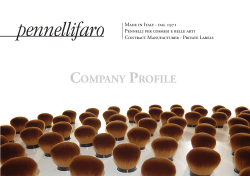 Scarica il Company Profile Pennelli Faro (4,44 MB)