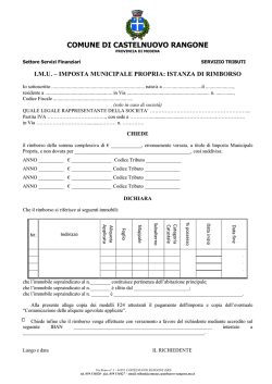 IMU - Comune di Castelnuovo Rangone
