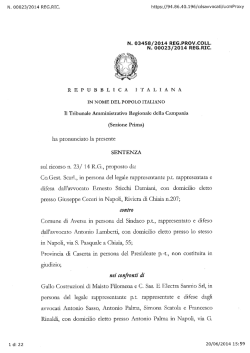 clicca qui per leggere il testo integrale della