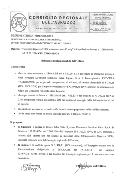 Oggetto: “Noleggio Kyocera 5500i in convenzione Consip” _