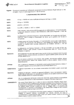 Determine n. 181 del 14/02/2014