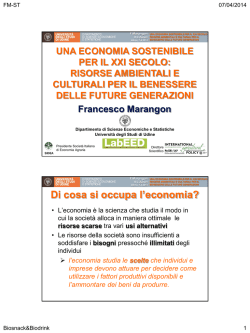 prof. Francesco Marangon - 7 aprile 2014