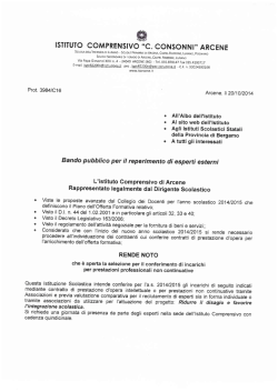 Scarica - Istituto Comprensivo "C. Consonni" di Arcene