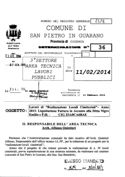 COMUNE DI SAN PIETRO IN GUARANO