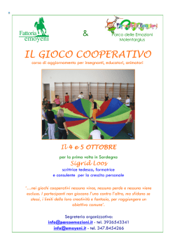 IL GIOCO COOPERATIVO