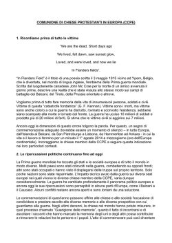 documento - Chiesa Evangelica Luterana in Italia