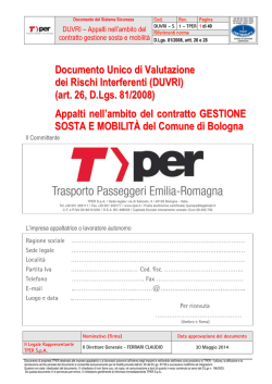 DUVRI servizi gestione sosta e mobilit&agrave;