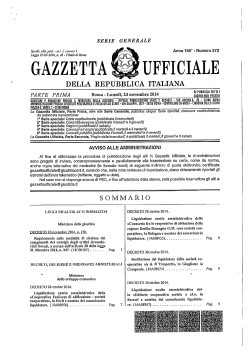 GAZZETTA UFFICIALE - Ordine degli Avvocati di Arezzo