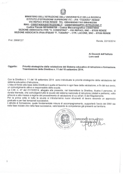 Direttiva n. 11 - "Todaro-Cosentino"