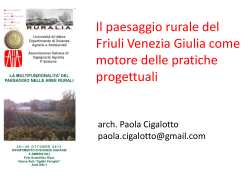 Cigalotto I paesaggi rurali del Friuli Venezia Giulia etc
