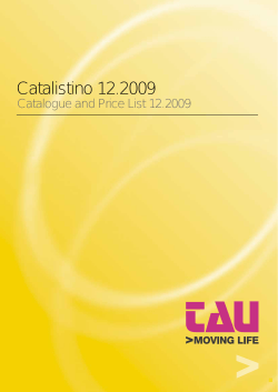 Catalistino 12.2009 - DST :: Distribuzione Sistemi Tecnologici