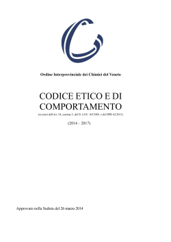Codice_etico_Ordine Interprovinciale dei Chimici del Veneto