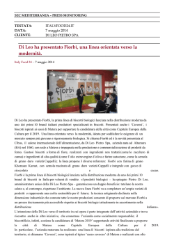 Italyfood24.it - 7 Maggio 2014