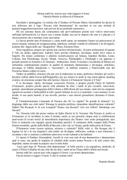 Iterum rudit leo: ancora una volta ruggisce il leone