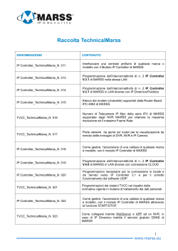 Raccolta TechnicalMarss