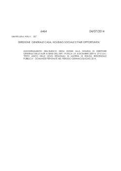 Decreto 6464 del 4 luglio 2014