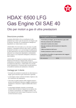HDAX® 6500 LFG Gas Engine Oil SAE 40