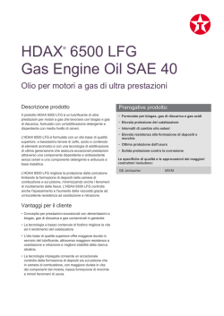 HDAX&reg; 6500 LFG Gas Engine Oil SAE 40