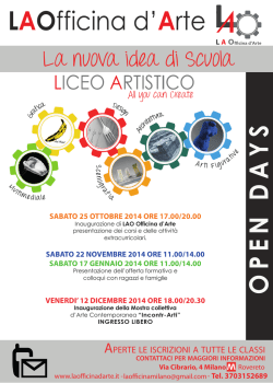 volantino open days