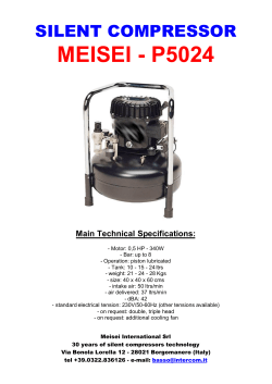 MEISEI - P5024 - ITALY - Silair air compressors