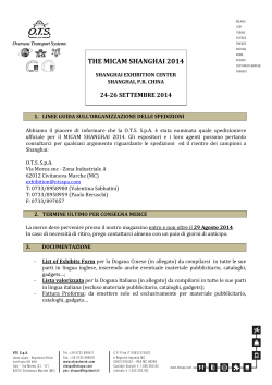 Informazioni Sulle Spedizioni, Istruzioni e Tariffe