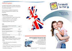 Hello English! - Termoli Au Pair