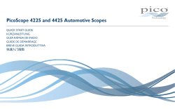 PicoScope 4225 and 4425 Automotive Scopes