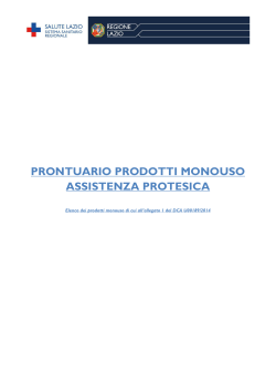 prontuario prodotti monouso assistenza protesica