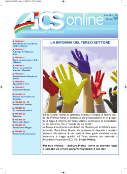 AICS ON LINE N° 355 del 22/05/2014
