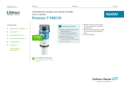 Prosonic T FMU30 - E-direct!