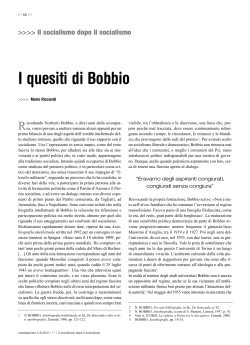 M. RICCIARDI, I quesiti di Bobbio