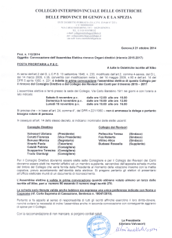 Scarica la convocazione