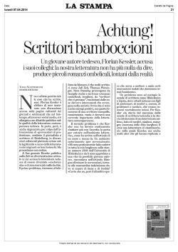 Achtung! Scrittori bamboccioni