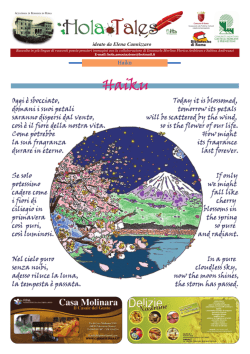 Haiku ideato da Elena Cannizzaro
