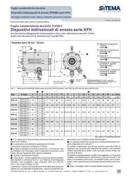 Dispositivi bidirezionali di arresto serie KFH