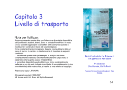 Il livello di trasporto