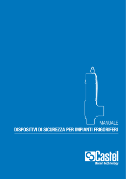 dispositivi di sicurezza per impianti frigoriferi manuale