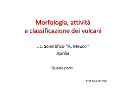 10. La forma degli edifici vulcanici