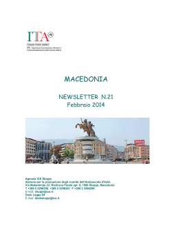 Newsletter n.21 Macedonia febbraio 2014 def _1_