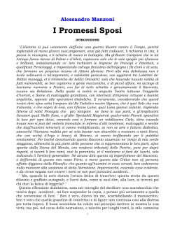 I Promessi Sposi (CDMP3 n.1) - OscarText itinerari naturalistici