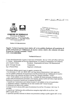 Doc. - Comune di Pozzallo