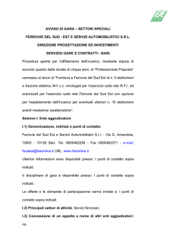Ferrovie del Sud Est e Servizi Automobilistici S