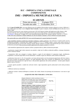 IMU - IMPOSTA MUNICIPALE UNICA