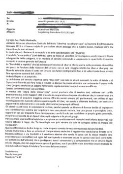 mail altroconsumo 09 01 2015