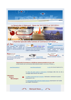 NewsLetter 15 Dic. 13_ 15 Gen.14