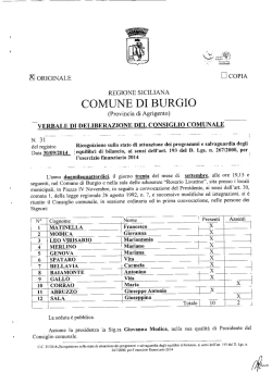 Ricognizione sullo stato di attuazione dei