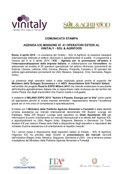 ICE - Vinitaly
