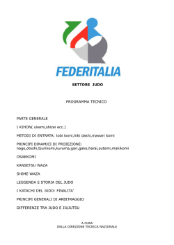 Judo » Federitalia