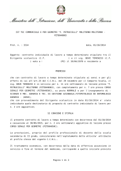 IST TEC COMMERCIALE E PER GEOMETRI "F. PETRUCCELLI