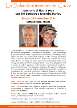 Lo Splendore interiore del Cuore
